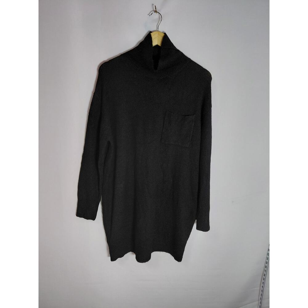 NWT Lulus Black Knit Sweater Dress Long Sleeve Women See Measurements